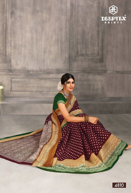 Mother India Vol 48 By Deeptex Daily Wear Sarees Catalog
